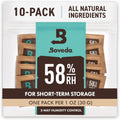 Boveda 58% Two-Way Humidity Control Packs For Storing 1 oz – Size 8 – 10 Pack – Moisture Absorbers for Small Storage Containers – Humidifier Packs – Hydration Packets in Resealable Bag