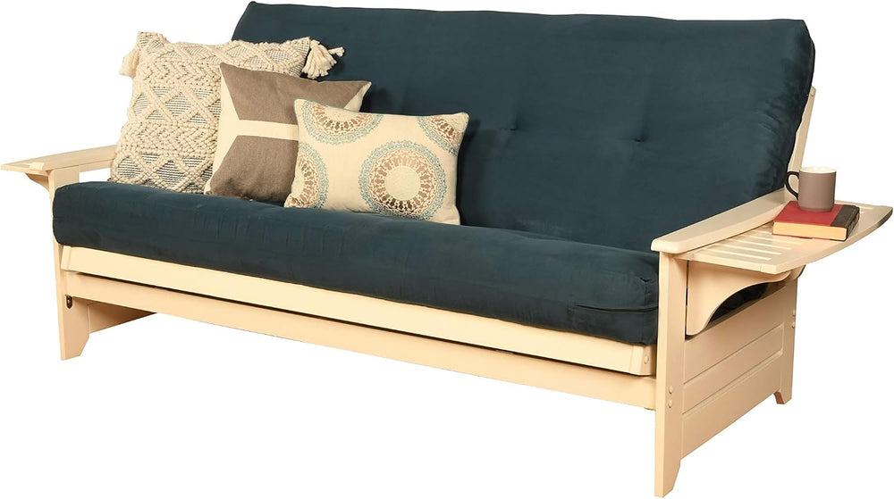 Kodiak Furniture Futon Set, Full, White