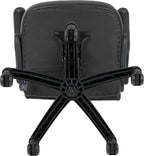 Flash Furniture X10 High-Back LeatherSoft Racing Style Gaming Chair with Flip-Up Arms, Ergonomic Padded Swivel Computer Chair, Blue/Black