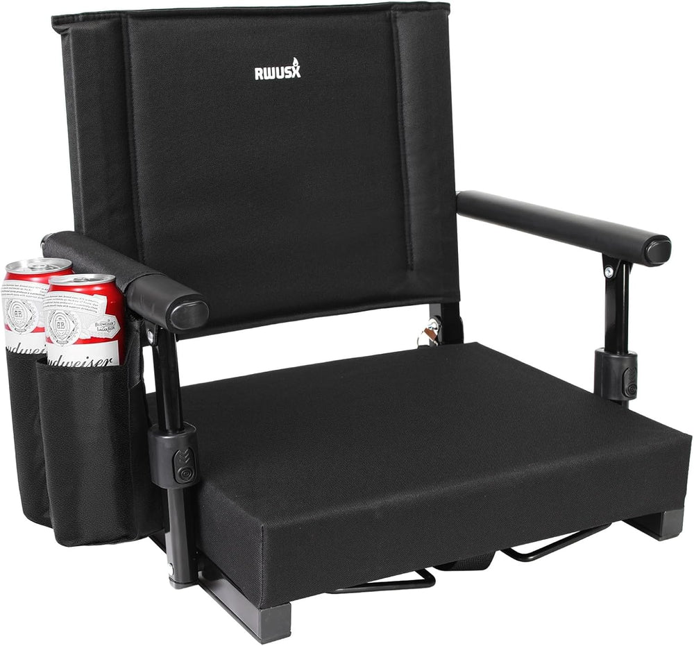 Padded Stadium Seats with Back Support and Cushion