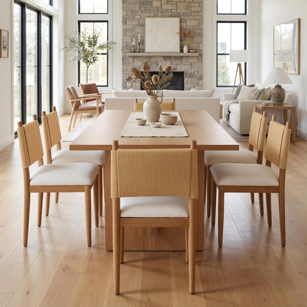 CIMOTA Modern Dining Chairs Set of 6, Mid Century Upholstered Dining Room Cha...