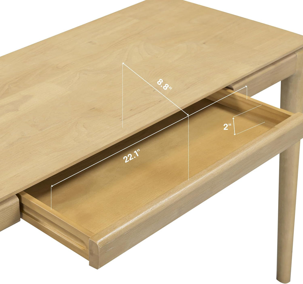 NTC Mingle 47-Inch Console Table, Modern Solid Wood Entryway Table with Hidde...