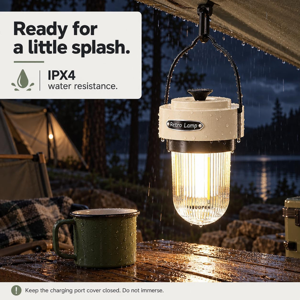 HOMY Rechargeable Camping Lantern, 1000LM LED Lantern with 3 Light Modes