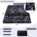 MAXYOYO Japanese Floor Mattress Futon Mattress, 4" Thicken Tatami Mat Sleeping Pad Foldable Roll Up Mat Boys Girls Dormitory Pad Kids Floor Lounger Pillow Bed, Charcoal Grey, Queen Size