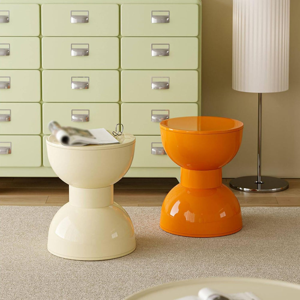 Versatile Low Stool/Side Table: Suitable as a Shoe-Changing Stool, Small Roun...