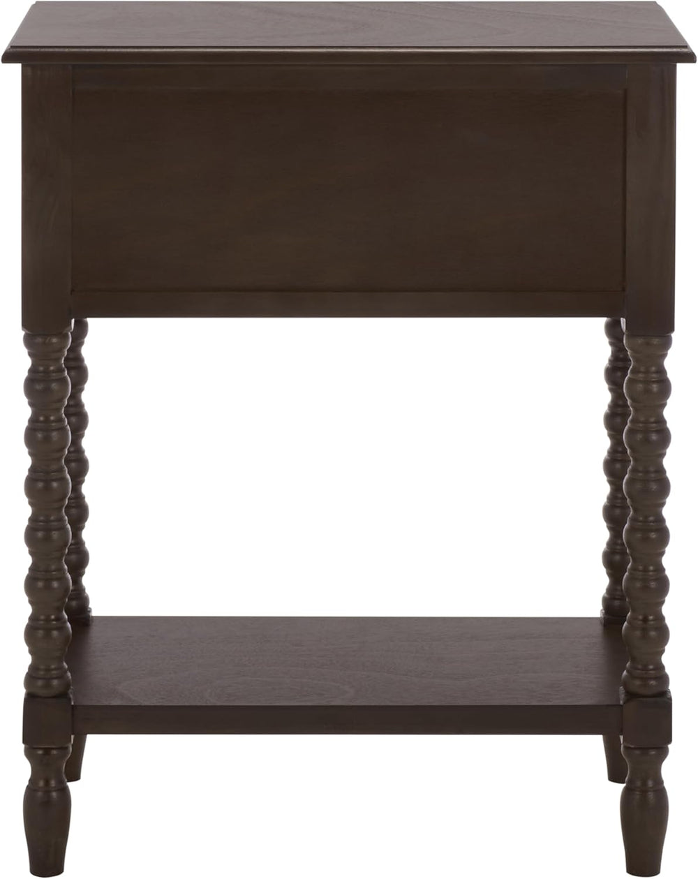 SAFAVIEH Furniture - Athena 3-Drawer Console Table - Dark Chocolate - Solid W...