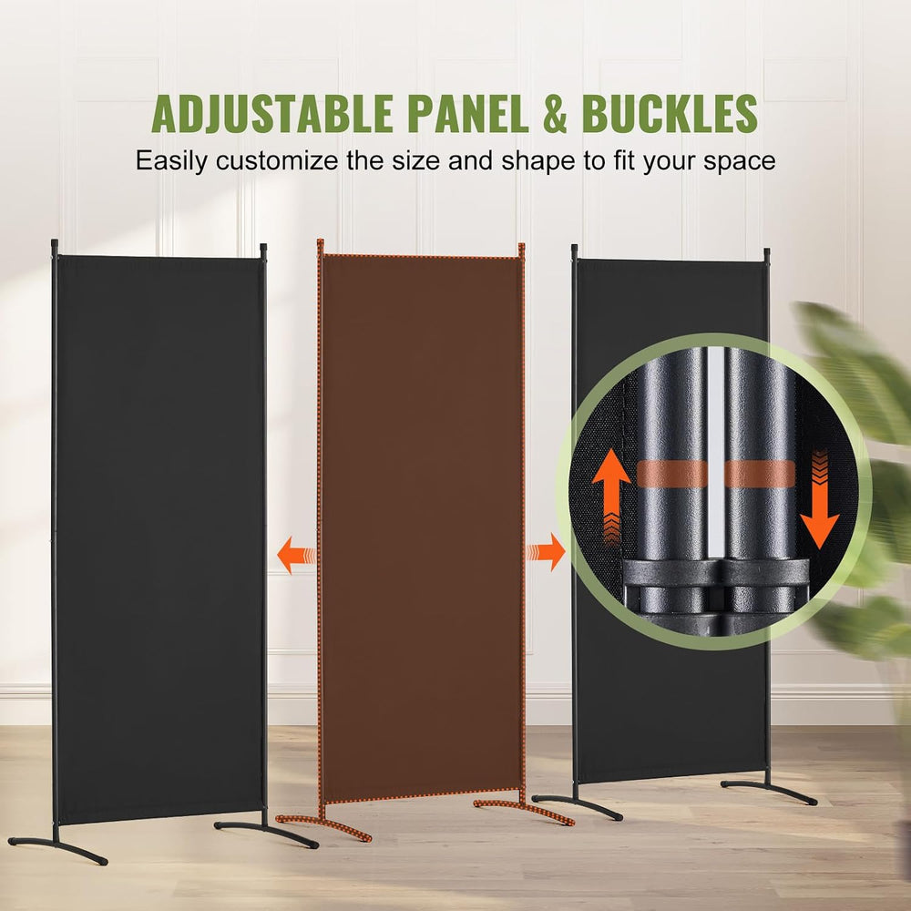 VEVOR Room Divider, 3 Panel Room Dividers and Folding Privacy Screens, Fabric...