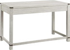 OSP Home Furnishings Baton Rouge Traditional Home Office Writing Desk, Champagne Oak
