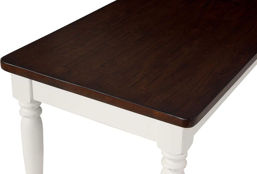 Crosley Furniture Shelby Wood Dining Bench for Entryway or Mudroom, Distresse...