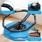 Pandapop Spinning Chair for Autistic Kids, Sensory Toy for Kids Ages 3-8 | Upgrade Handle, 360° Silent, Sit and Spin, Diamond-Shaped Reflective Panel, 220 lbs Weight Limit, Widened Metal Base