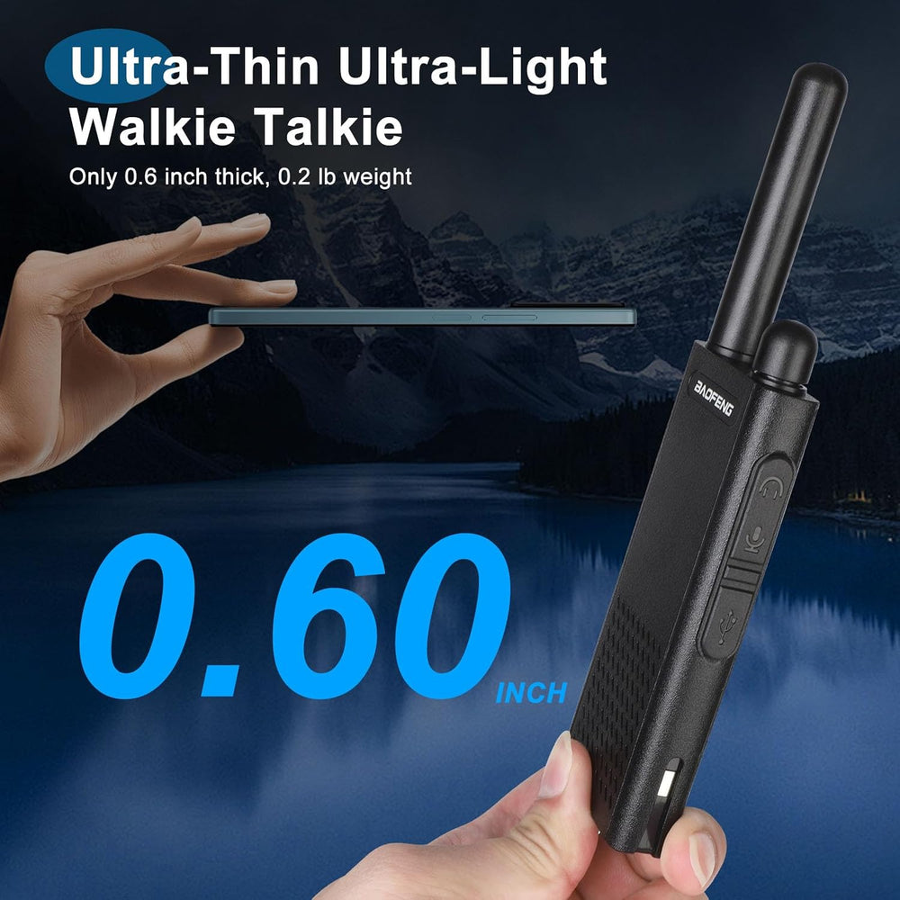Baofeng T26 Walkie Talkies Long Range, Rechargeable Li-ion Battery 16 FRS Cha...