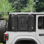 Rear Side Window Storage Panel - Tactical Modular Storage for Tools MOLLE Accessories, Rear Window MOLLE Panel Fits Jeep Wrangler JL 2018-2024