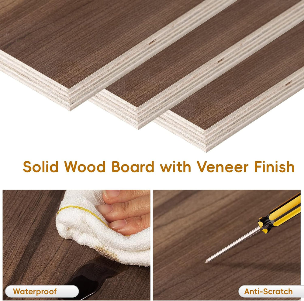 Floating Solid Wood Console Table, 32'' Wall Mounted Narrow Entryway ...