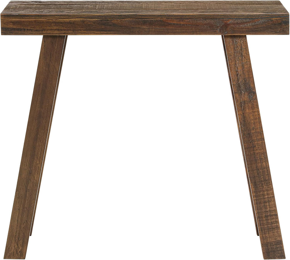 Alaterre Furniture Lawas Solid Wood Console Table, Brown, 36”x12”x32” | Moder...