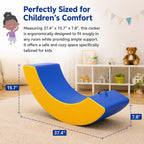 Sensory Rocking Chair with Waterproof PU Cover | High-Density Foam Portable Sensory Chair for Kids, Classroom Rocker for Focus & Engagement, Handle Design