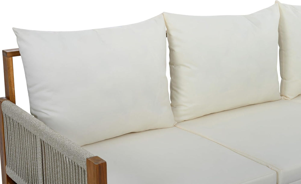 Outdoor Daybed Patio Sofa Bed 3 Seat Sunbed,Sleeper Couch for Patio, Backyard...