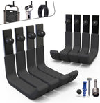 8 Pack Garage Storage Hooks, Ladder Hangers, Steel Wall Mount Hooks, Utility Hooks for Hanging Heavy Duty Shed Tools, Ropes, Garden Hoses, Shovel, Bulk Items, etc.（88lbs, 4Inch）