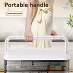 3-Tier Medicine Storage Box, Medicine Cabinet with Detachable Small Pill Box, Portable First Aid Kit Container, Multipurpose Plastic Organizer with Handle for Home, Travel, Family Emergencies