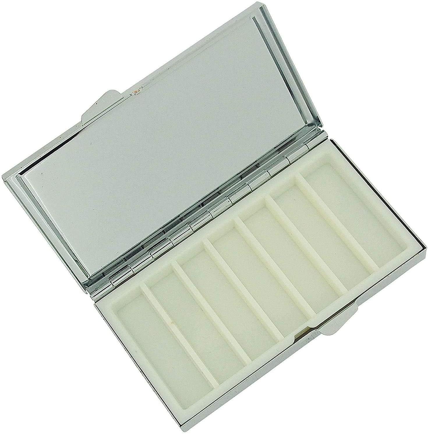 Death Cap Pill Box Compact Rectangle 7 Day Pill Box Pill Case