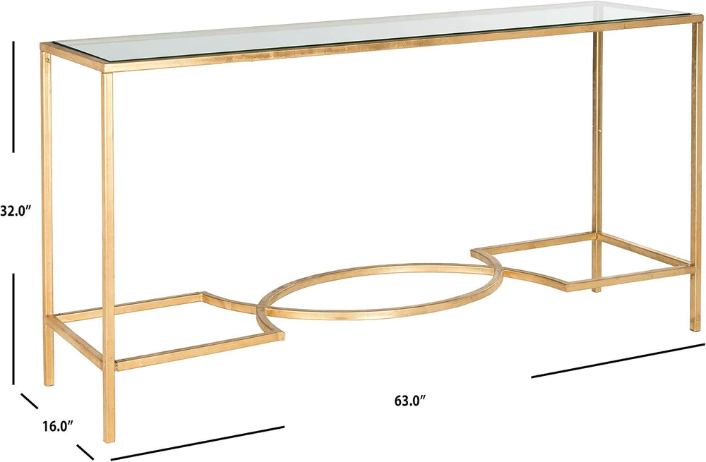 Safavieh Home Collection Inga Gold Console Table