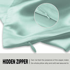 Silk Pillowcase for Hair and Skin,Soft,Breathable and Sliky Standard Size Pillow Cases Set of 2,Both Sides Natural Mulberry Silk Pillowcases with Hidden Zipper(Standard Size 20"X 26",2pcs)