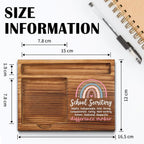 School Secretary Sticky Note Holder, School Secretary Thank You Appreciation Gifts for Women Self-Stick Note Pad Holders WPP17