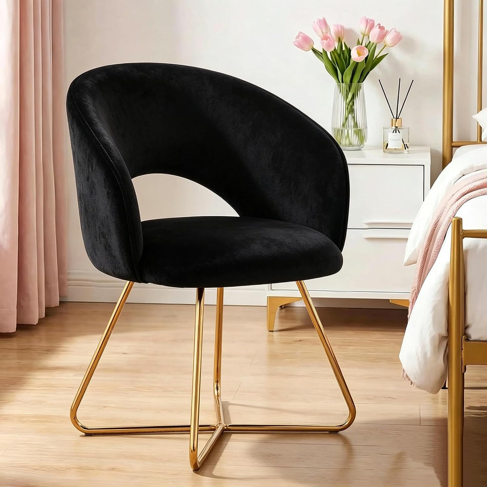 Furniliving Velvet Accent Chair for Living Room, Comfortable Upholstered Barr...
