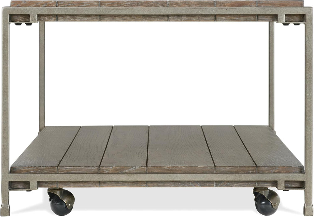 Polay Coffee Table Set with 2 Chairside Tables Metal Frame Wood | Modern coff...