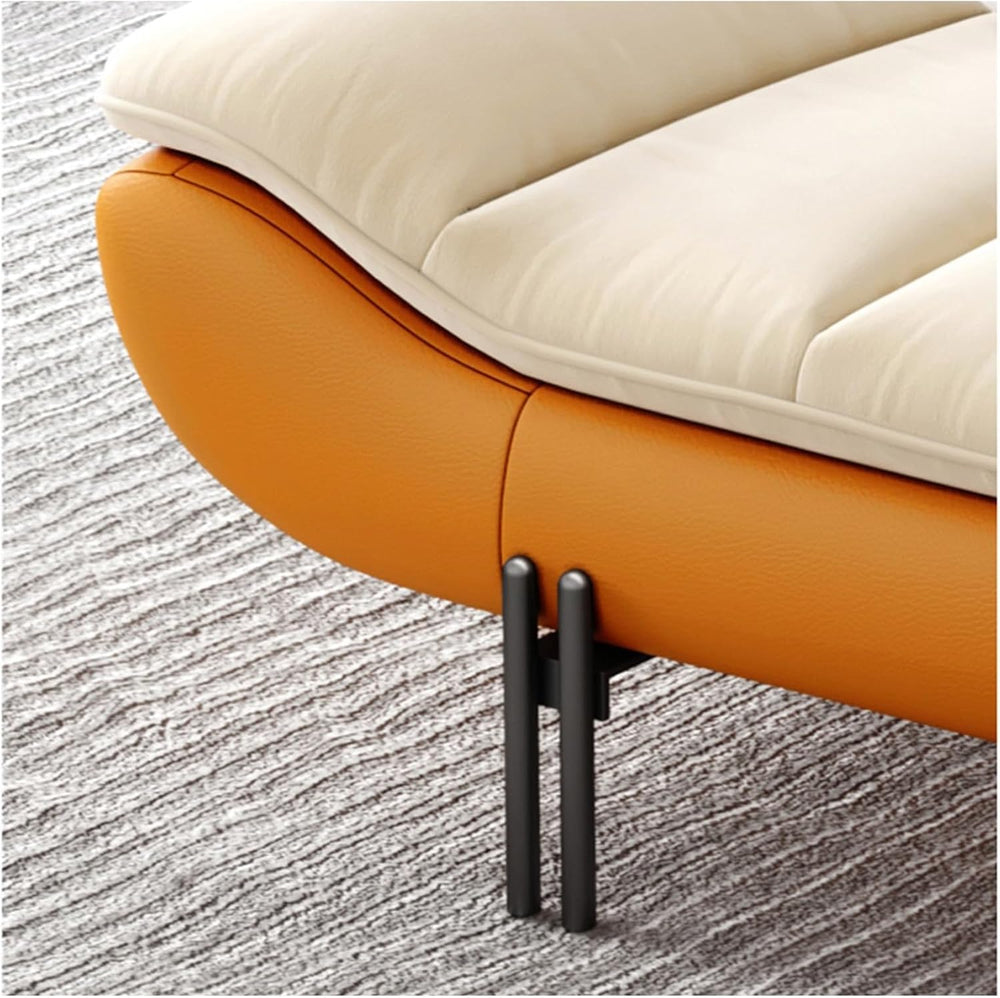 Modern Leathers End of Bed Bench for Bedroom,Upholstered Storage Ottoman Entr...