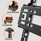 IWORBOARD 24 32 40 42 inch Fixed TV Monitor Wall Mount for 14-43 inch LED LCD Screen, Low Profile Small RV TV Mount, Easy Slim Flat Wall Bracket, Max VESA 200x200mm, 66lbs, Single Stud