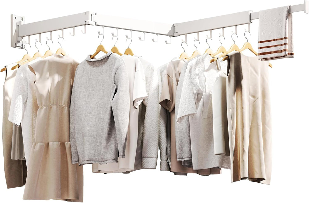 Clothes Drying Rack Wall Mounted,Drying Rack Clothing,Laundry Drying Rack Wal...