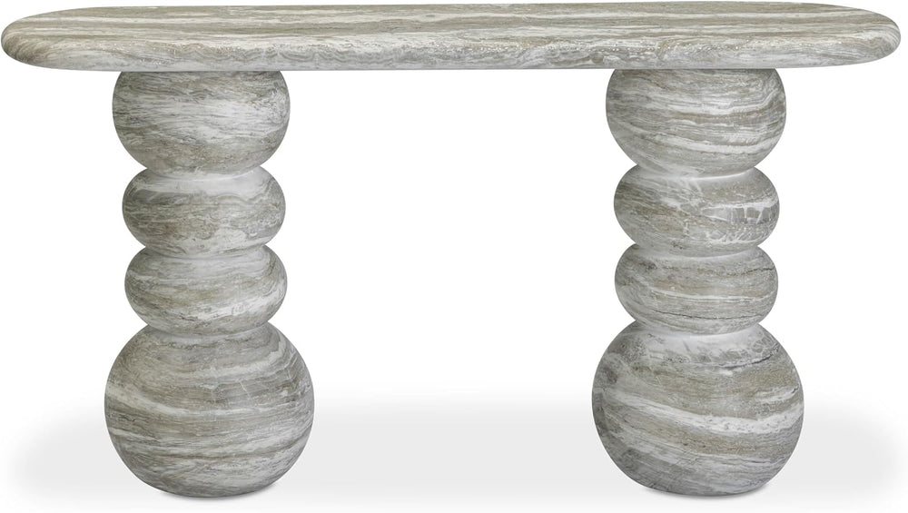 Tov Furniture Hyre Faux Stone Indoor/Outdoor Concrete Console Table