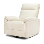 Davinci Suzy Swivel Recliner in Vanilla, GREENGUARD Gold & CertiPUR-US® Certified