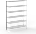 18" Deep x 60" Wide x 86" Height Wire Shelving Kit | 6-Tier | NSF Commercial Storage Rack Unit