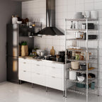 24" Deep x 24" Wide x 74" Height Wire Shelving Kit | 8-Tier | NSF Commercial Storage Rack Unit