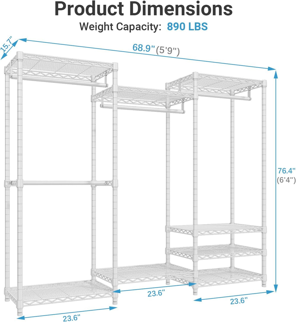 VIPEK V5C Portable Bedroom Armoires Wardrobe Closet with Cover, Heavy Duty Ad...