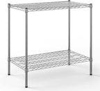 21" Deep x 36" Wide x 34" Height Wire Shelving Kit | 2-Tier | NSF Commercial Storage Rack Unit