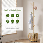 Coat Rack Freestanding Coat Stand with Basket 6 Hooks Wheels,Gold | Metal Coat Rack Stand Coat Tree for Home Entryway Bedroom Living Room Office Corner Modern Organizer for Scarf Jacket Hat Bag
