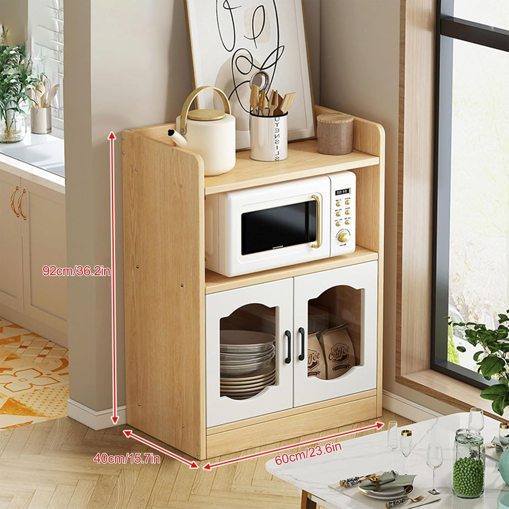Pantry Storage Cabinet, with Adjustable Shelf, Sideboard with Buffet Cupboard...