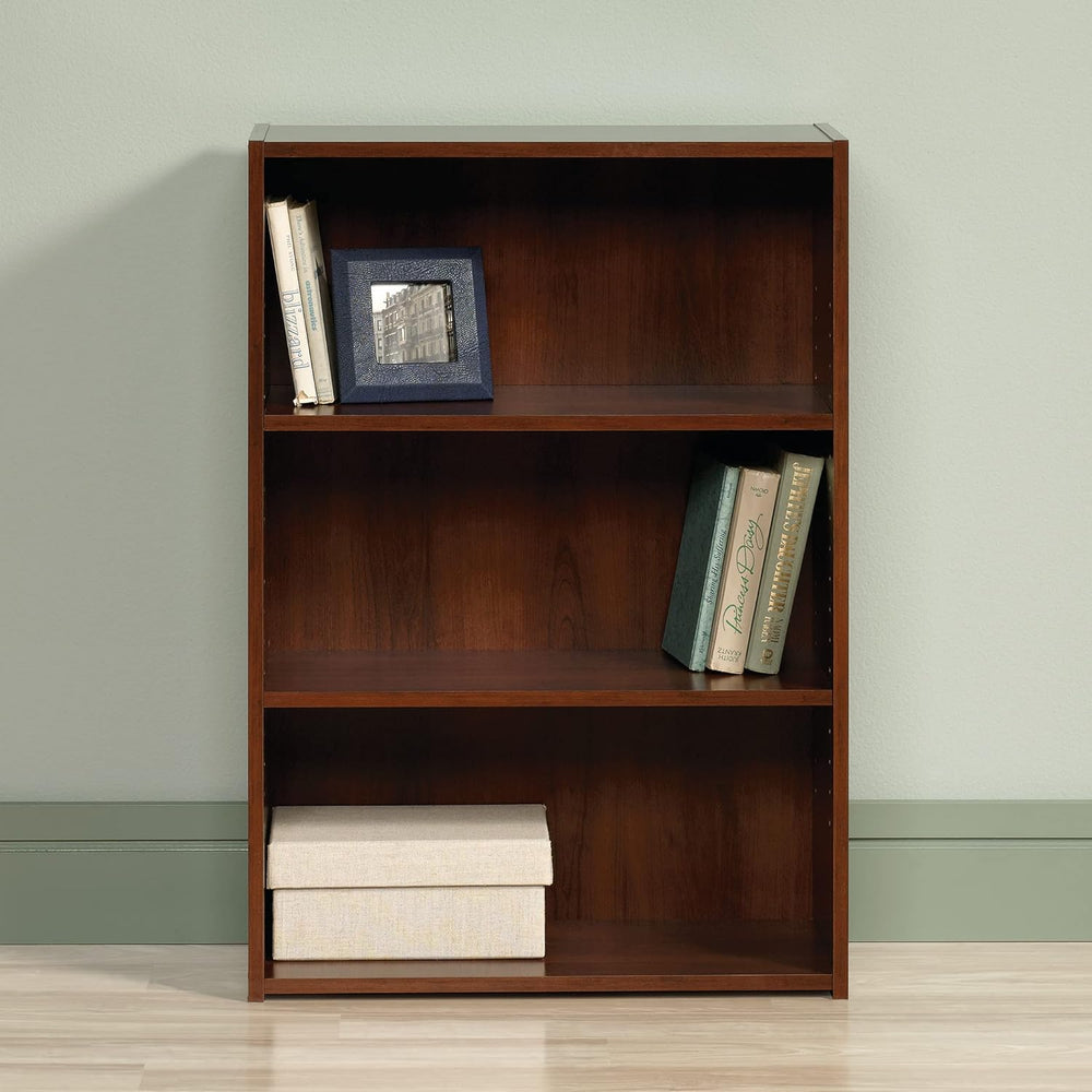Sauder Beginnings 3-Shelf Bookcase, Bookshelf with Adjustable Storage Shelves...