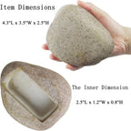Fake Rock Key Hider Decoration Safe Holder For Outdoor Yard Garden Large Size Design Hide A House Spare Key Lock Box For Outside