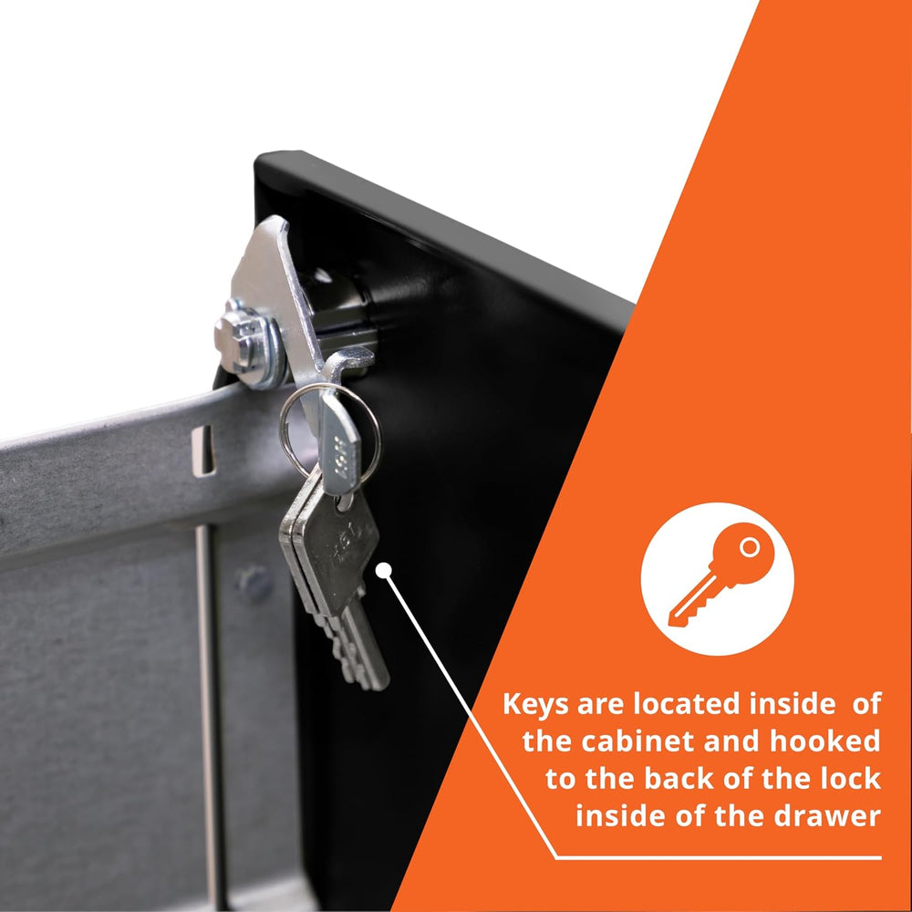 NuSparc 2 Drawer Locking Filing Cabinet | Pre-Assembled Steel Construction | ...