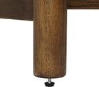 Crosley Furniture Roselyn Traditional Kitchen Island Breakfast Bar Table, Counter-Height Dining, Brown/White Marble