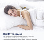 LANE LINEN Pillow Case Covers King Set of 2 100% Egyptian Cotton Sateen Soft Cool & Smooth 1000 Thread Count Cases - Linen
