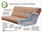 Leather 6000 Series Futon Mattresses Vertical Innerspring Full Size (Java)