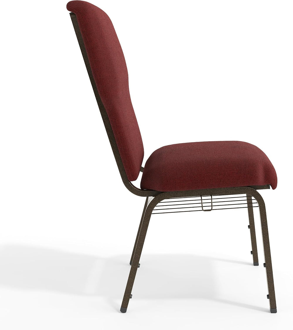 Flash Furniture Advantage Maroon Discount Church Chair - 21 in. Wide