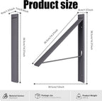 Retractable Clothes Drying Rack,Space Saver Wall Mounted Folding Hanger for Laundry Room, Closet Storage Organization, Easy Installation Aluminium Never Rust Dryer 1pcs