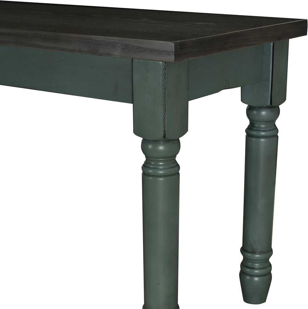 Powell Furniture Willow Dining Bench, Multicolor, 40”W x 14.02”D x 18.31”H