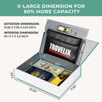 Book Safe with Combination Lock, Hidden Safe (10.55 x 7.95 x 2.62 Inch) with Fireproof Bag, Secret Diversion Safe, Hollow Book Box Hidden Storage, Money Safe Box for Cash (Little Women)