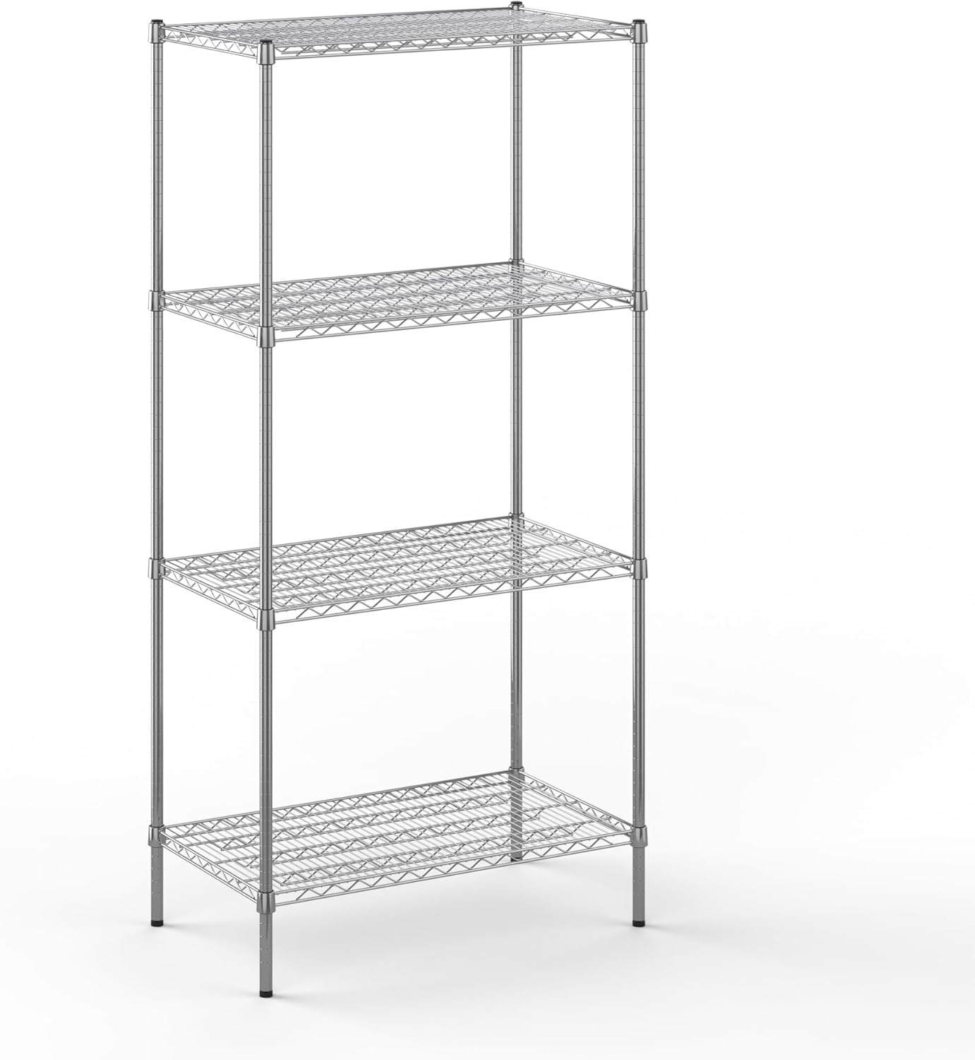 21" Deep x 36" Wide x 74" Height Wire Shelving Kit | 4-Tier | NSF Commercial Storage Rack Unit